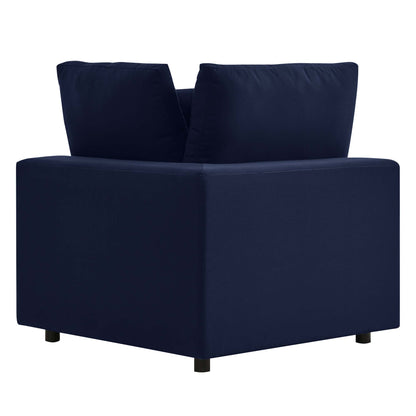 Commix Sunbrella Outdoor Patio Corner Chair in Navy by Modway (4907)