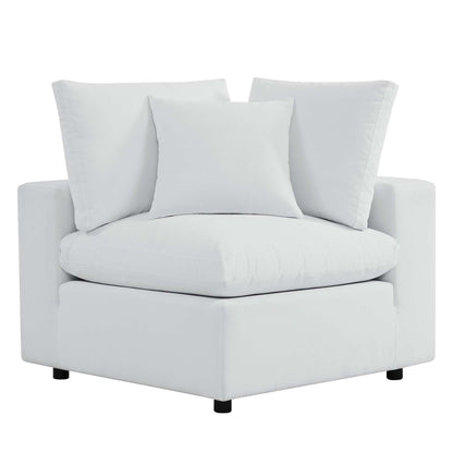 Commix Sunbrella Outdoor Patio Corner Chair in White by Modway (4907)