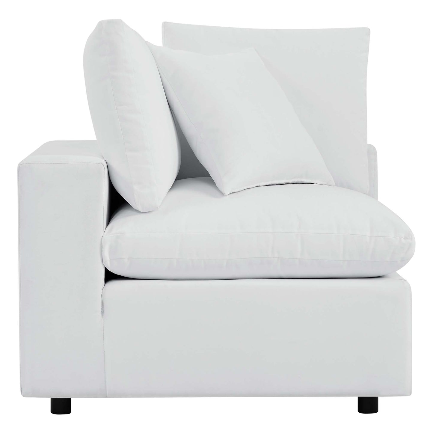 Commix Sunbrella Outdoor Patio Corner Chair in White by Modway (4907)