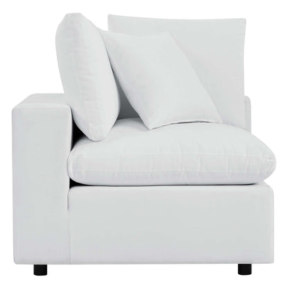 Commix Sunbrella Outdoor Patio Corner Chair in White by Modway (4907)