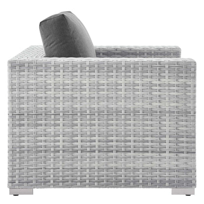 Convene 3-Piece Outdoor Patio Set in Light Gray Charcoal by Modway (EEI-5444)