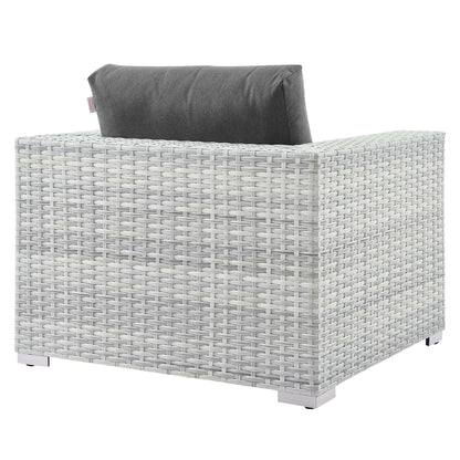 Convene 3-Piece Outdoor Patio Set in Light Gray Charcoal by Modway (EEI-5444)