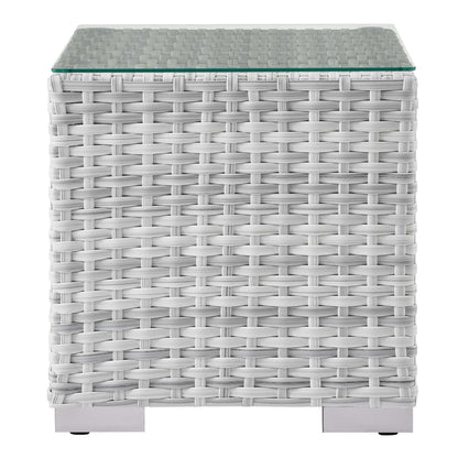 Convene 3-Piece Outdoor Patio Set in Light Gray Charcoal by Modway (EEI-5444)