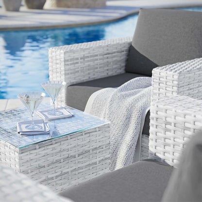 Convene 3-Piece Outdoor Patio Set in Light Gray Charcoal by Modway (EEI-5444)