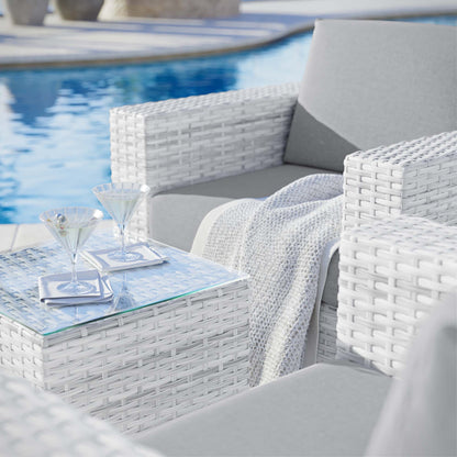 Convene 3-Piece Outdoor Patio Set in Light Gray Gray by Modway (EEI-5444)