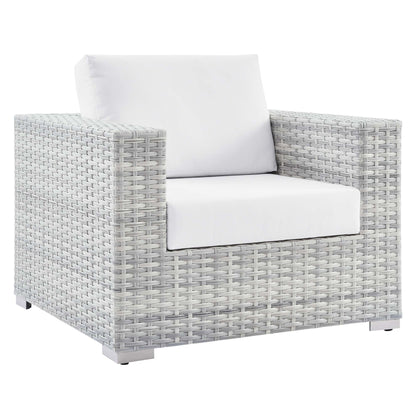 Convene 3-Piece Outdoor Patio Set in Light Gray White by Modway (EEI-5444)