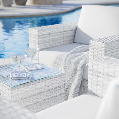 Convene 3-Piece Outdoor Patio Set in Light Gray White by Modway (EEI-5444)