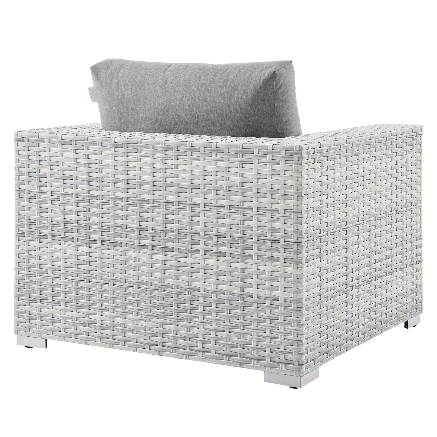 Convene 6-Piece Outdoor Patio Set in Light Gray Gray by Modway (EEI-5449)