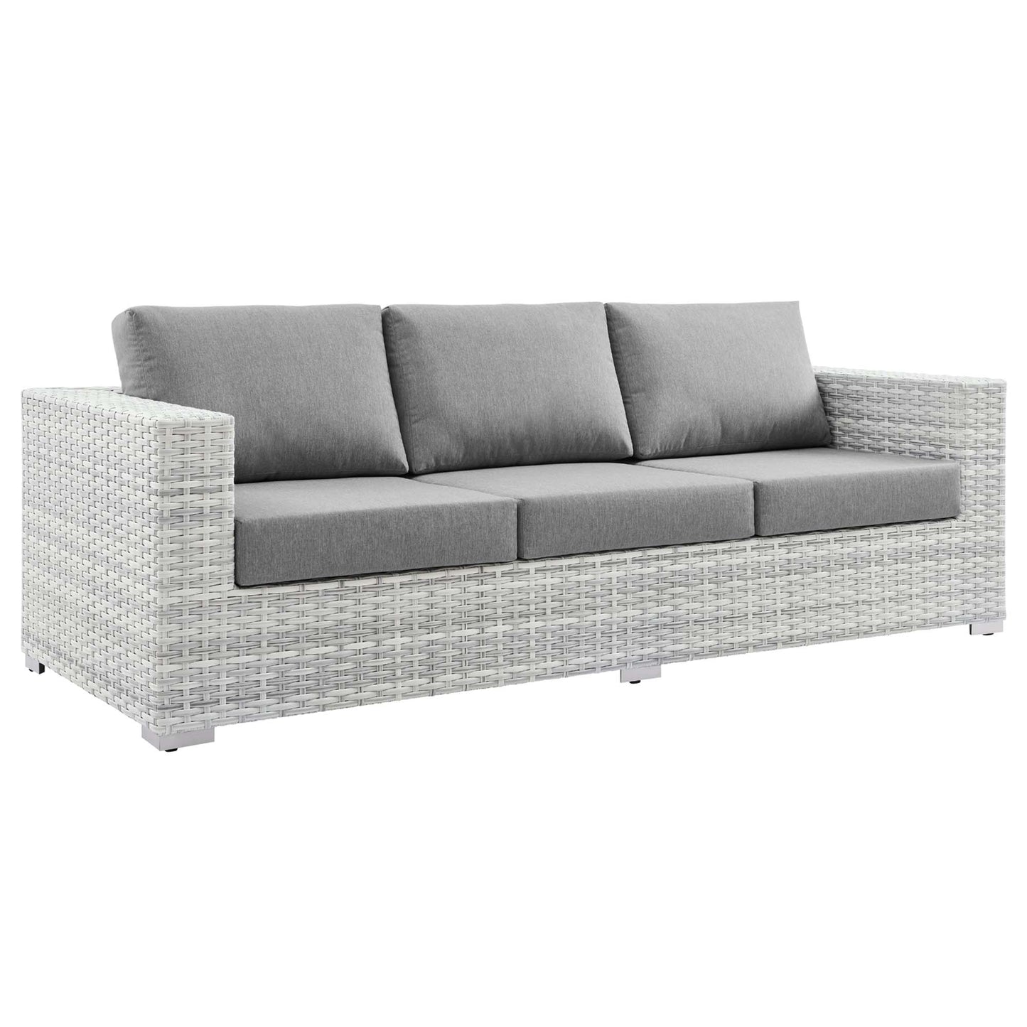 Convene 6-Piece Outdoor Patio Set in Light Gray Gray by Modway (EEI-5449)