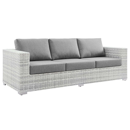 Convene 6-Piece Outdoor Patio Set in Light Gray Gray by Modway (EEI-5449)