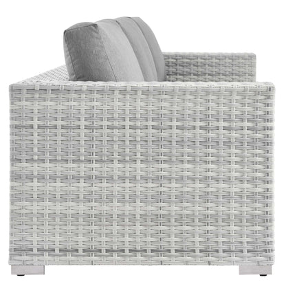 Convene 6-Piece Outdoor Patio Set in Light Gray Gray by Modway (EEI-5449)