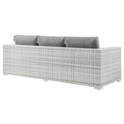 Convene 6-Piece Outdoor Patio Set in Light Gray Gray by Modway (EEI-5449)