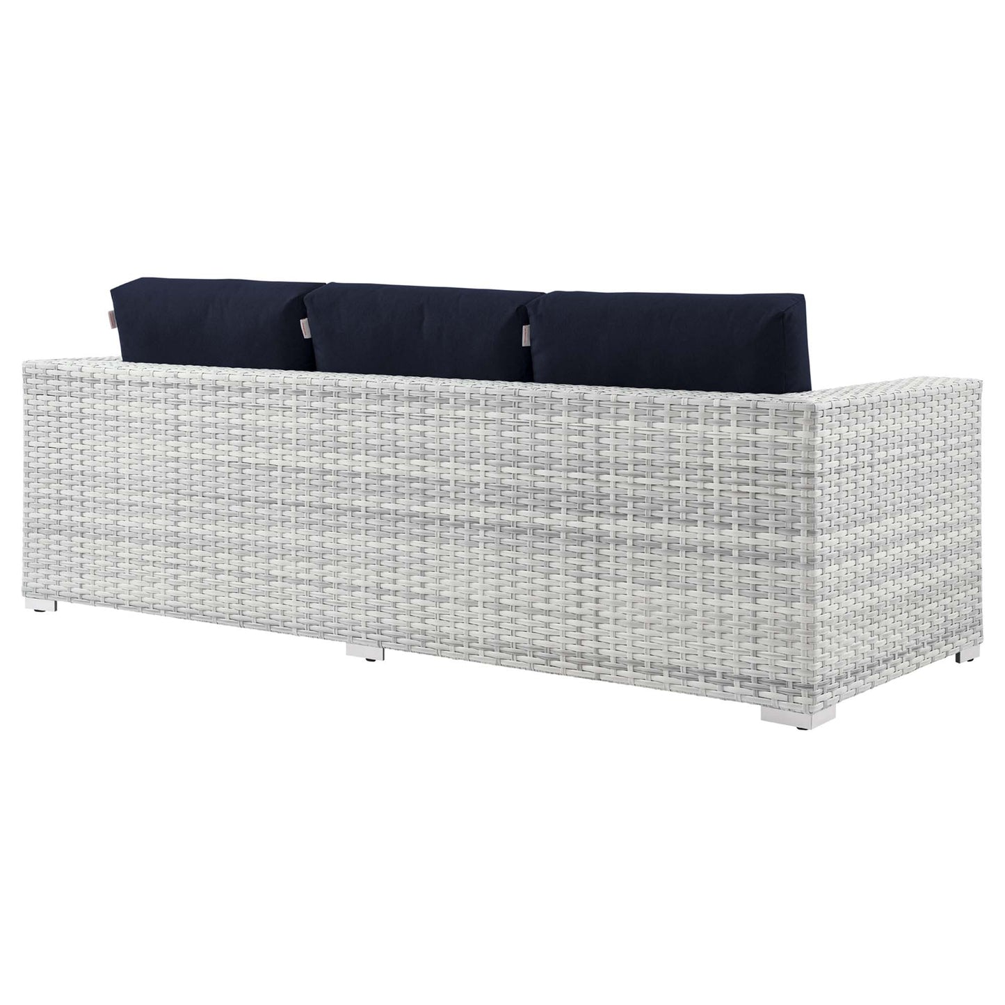 Convene 6-Piece Outdoor Patio Set in Light Gray Navy by Modway (EEI-5449)