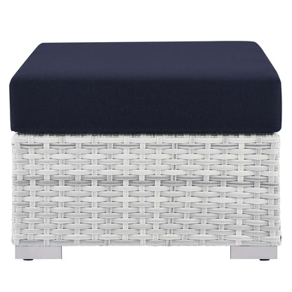 Convene 4-Piece Outdoor Patio Set in Light Gray Navy by Modway (EEI-5451)