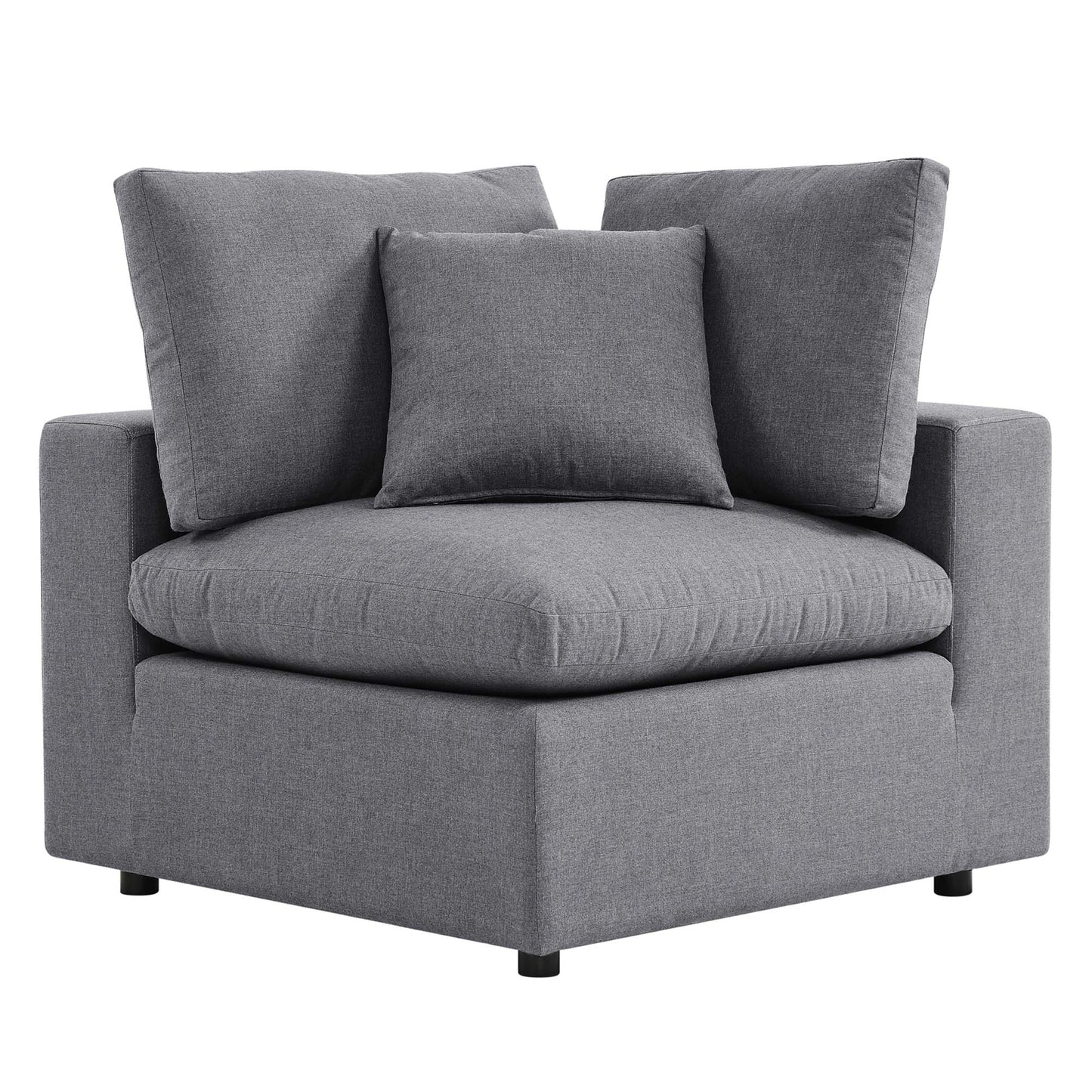 Commix Sunbrella Outdoor Patio Loveseat in Gray by Modway (5577)