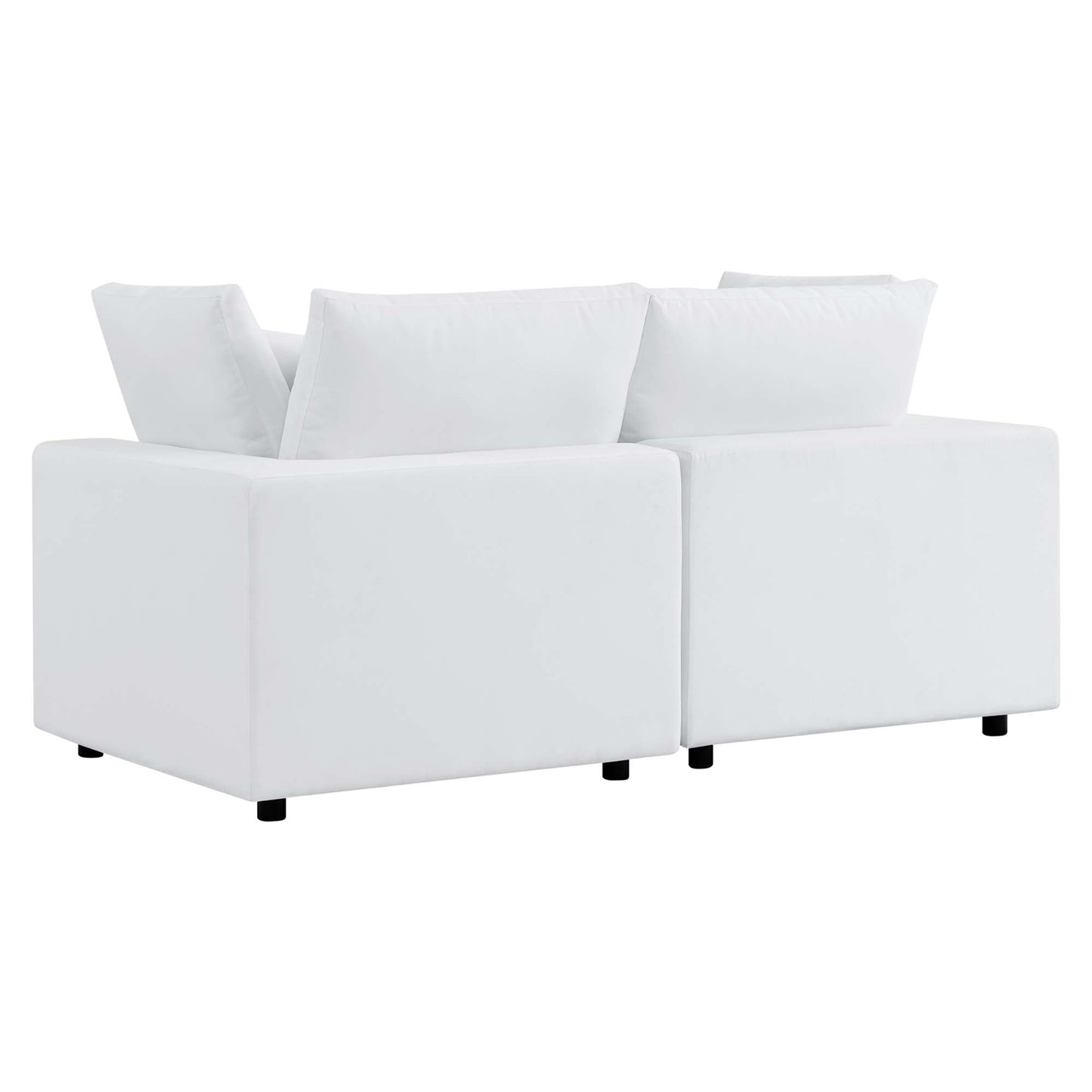 Commix Sunbrella Outdoor Patio Loveseat in White by Modway (5577)