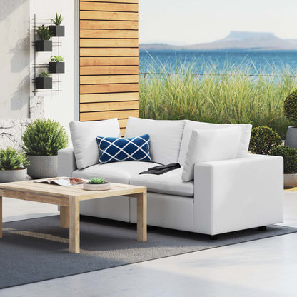 Commix Sunbrella Outdoor Patio Loveseat in White by Modway (5577)