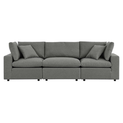 Commix Overstuffed Outdoor Patio Sofa in Charcoal by Modway (5578)