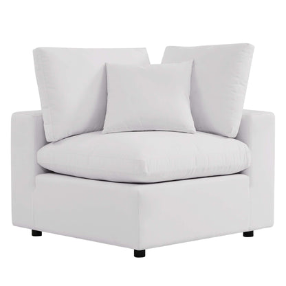 Commix Overstuffed Outdoor Patio Sofa in White by Modway (5578)
