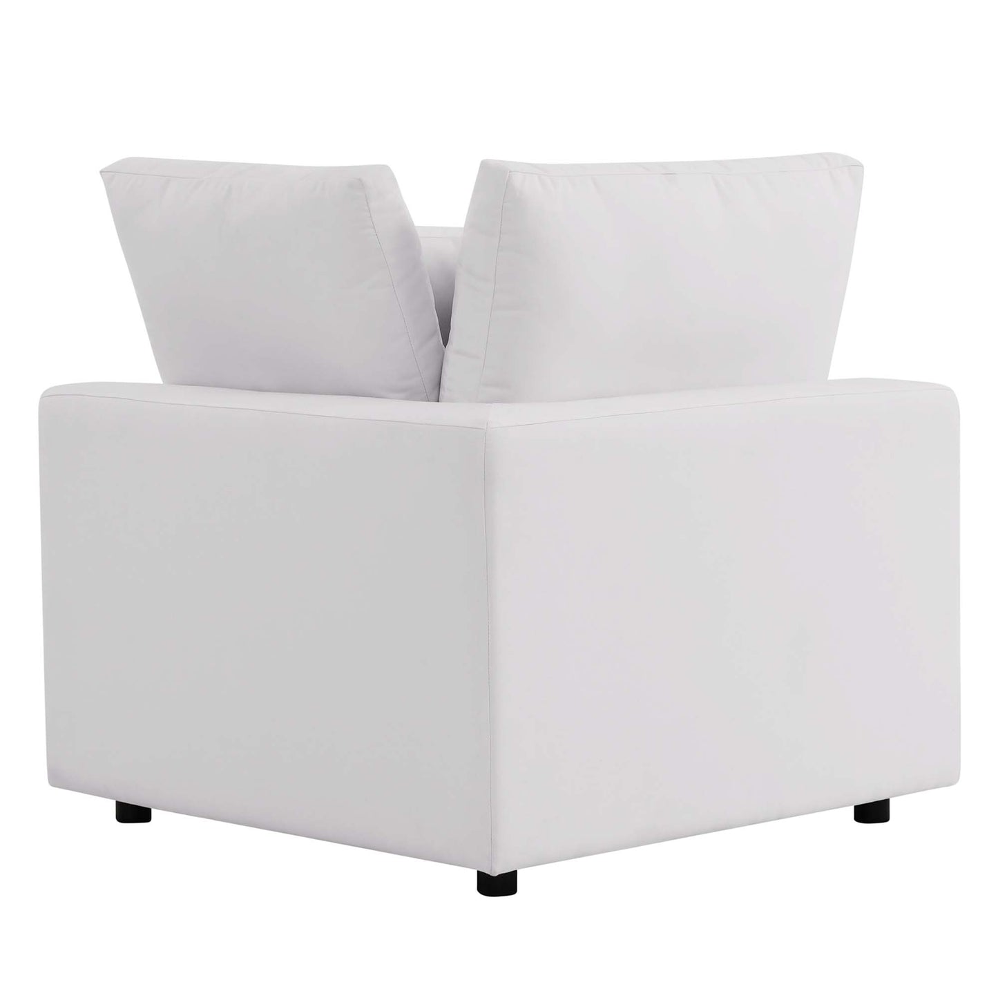 Commix Overstuffed Outdoor Patio Sofa in White by Modway (5578)