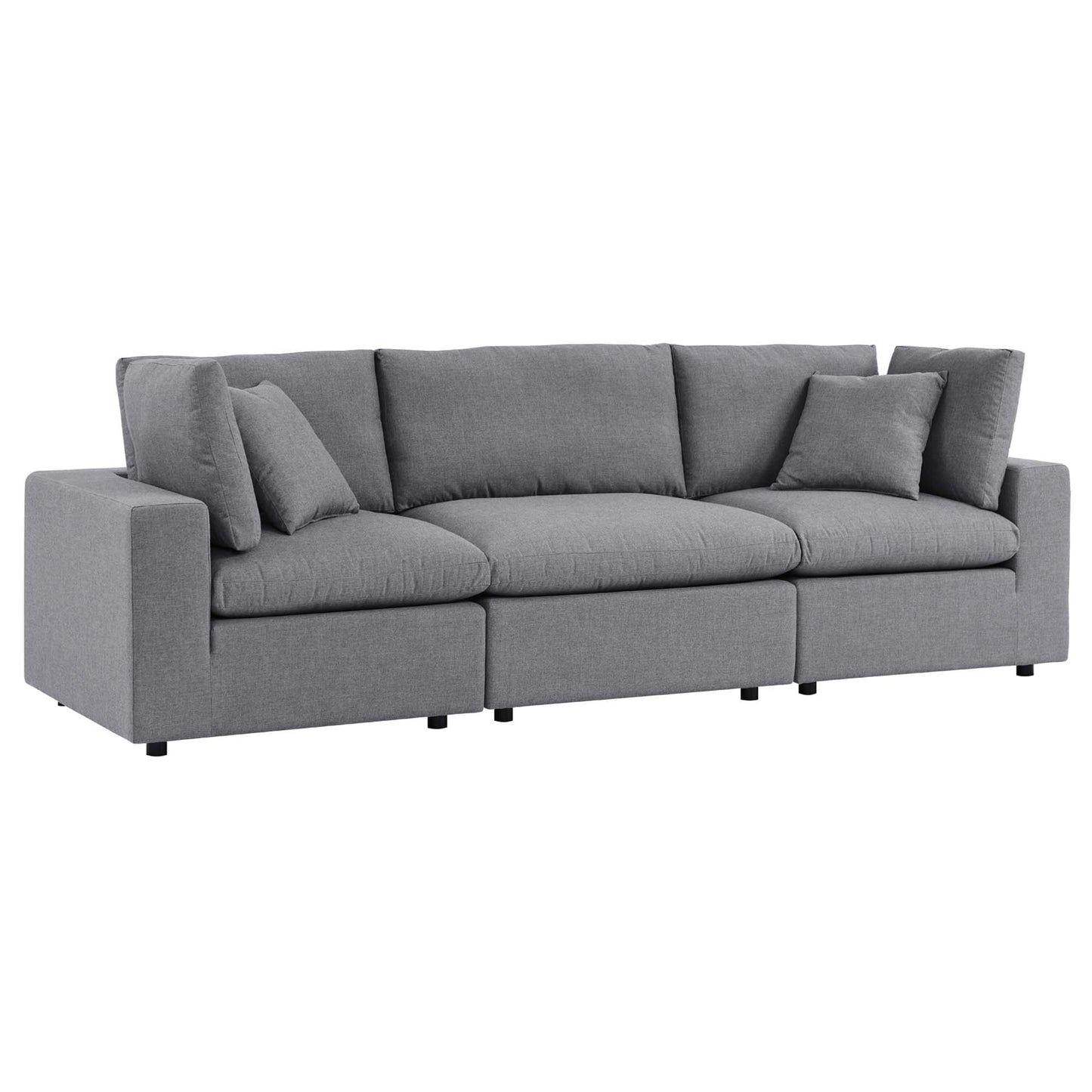 Commix Sunbrella Outdoor Patio Sofa in Gray by Modway (5579)