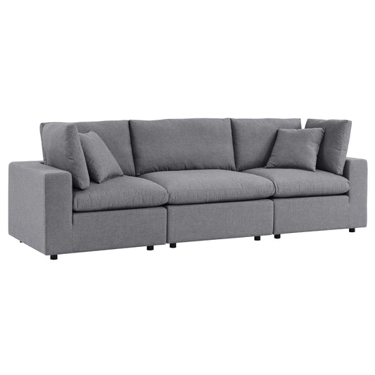 Commix Sunbrella Outdoor Patio Sofa in Gray by Modway (5579)