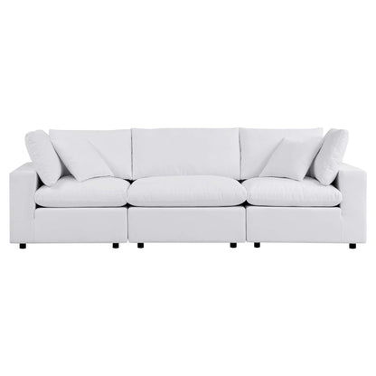 Commix Sunbrella Outdoor Patio Sofa in White by Modway (5579)