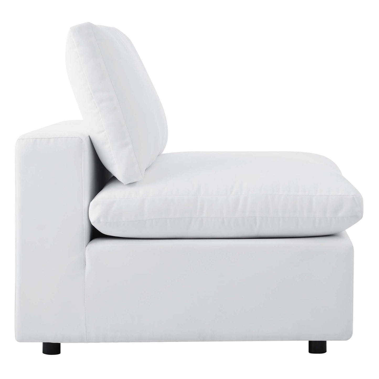 Commix 4-Piece Sunbrella Outdoor Patio Sectional Sofa in White by Modway (5581)