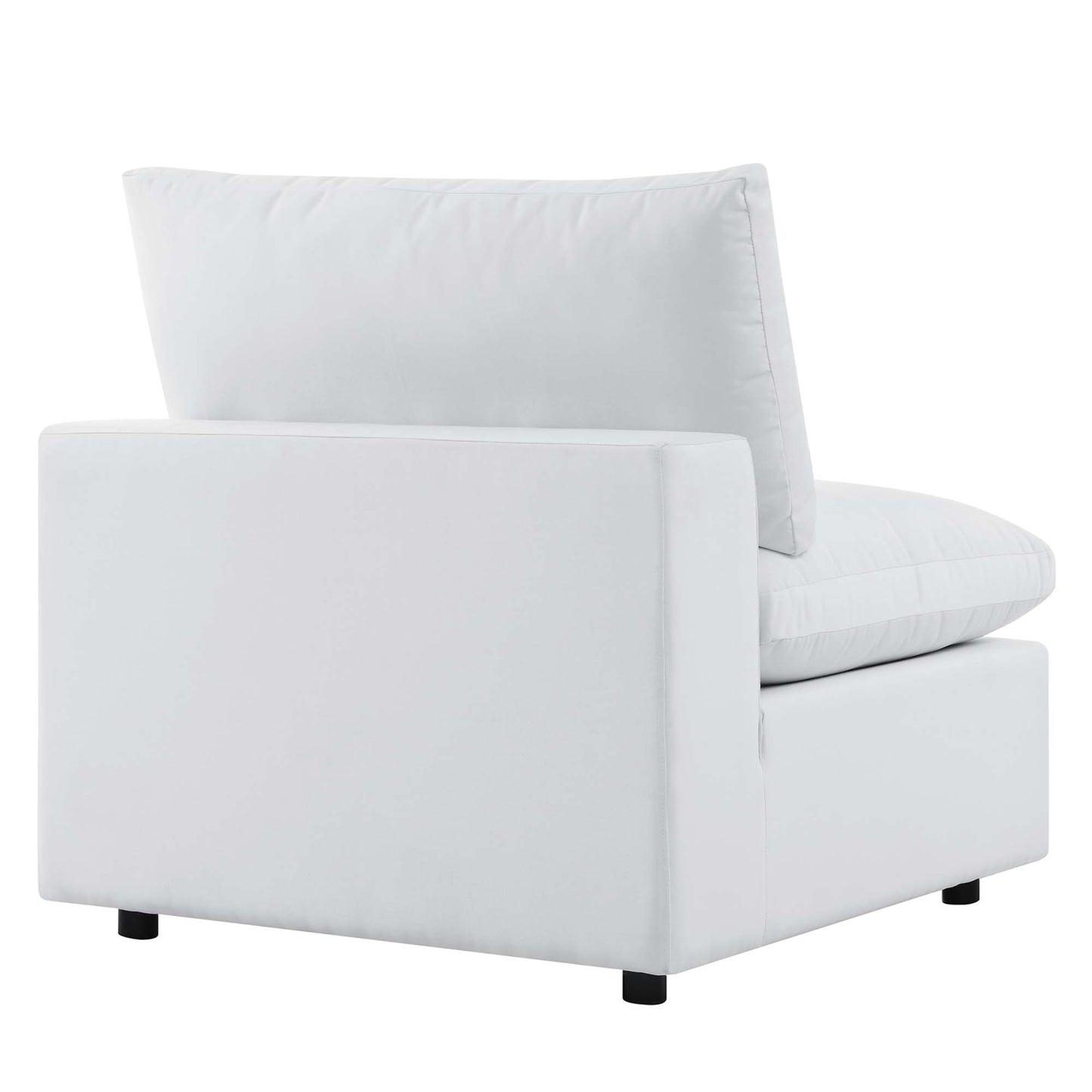 Commix 4-Piece Sunbrella Outdoor Patio Sectional Sofa in White by Modway (5581)