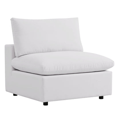 Commix 5-Piece Outdoor Patio Sectional Sofa in White by Modway (5587)