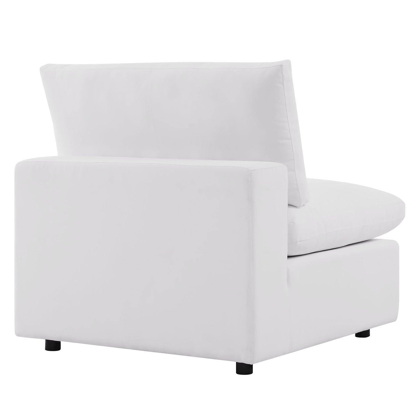 Commix 5-Piece Outdoor Patio Sectional Sofa in White by Modway (5587)