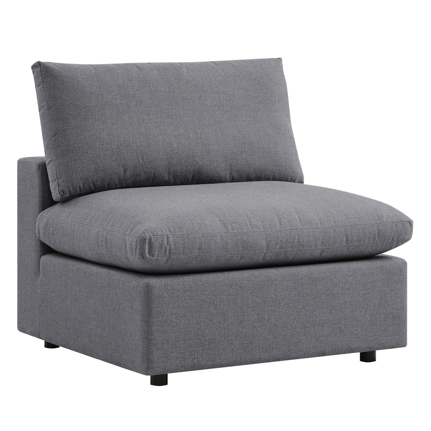 Commix 5-Piece Sunbrella Outdoor Patio Sectional Sofa in Gray by Modway (5588)