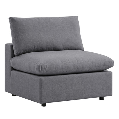 Commix 5-Piece Sunbrella Outdoor Patio Sectional Sofa in Gray by Modway (5588)