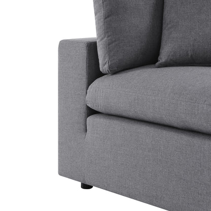 Commix 5-Piece Sunbrella Outdoor Patio Sectional Sofa in Gray by Modway (5588)