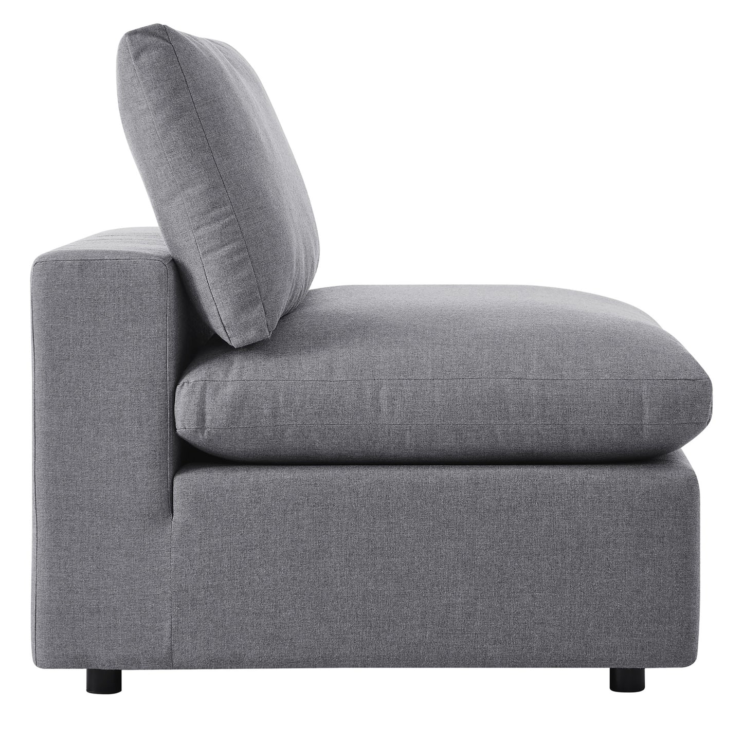 Commix 5-Piece Sunbrella Outdoor Patio Sectional Sofa in Gray by Modway (5588)