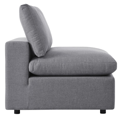 Commix 5-Piece Sunbrella Outdoor Patio Sectional Sofa in Gray by Modway (5588)