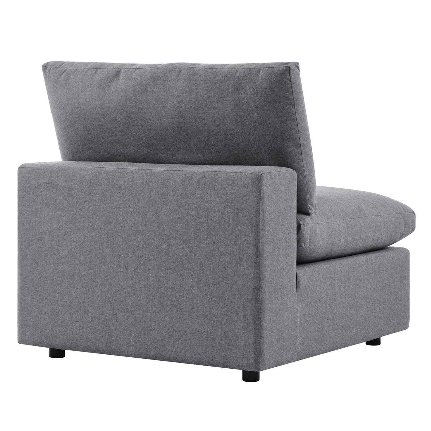 Commix 5-Piece Sunbrella Outdoor Patio Sectional Sofa in Gray by Modway (5588)