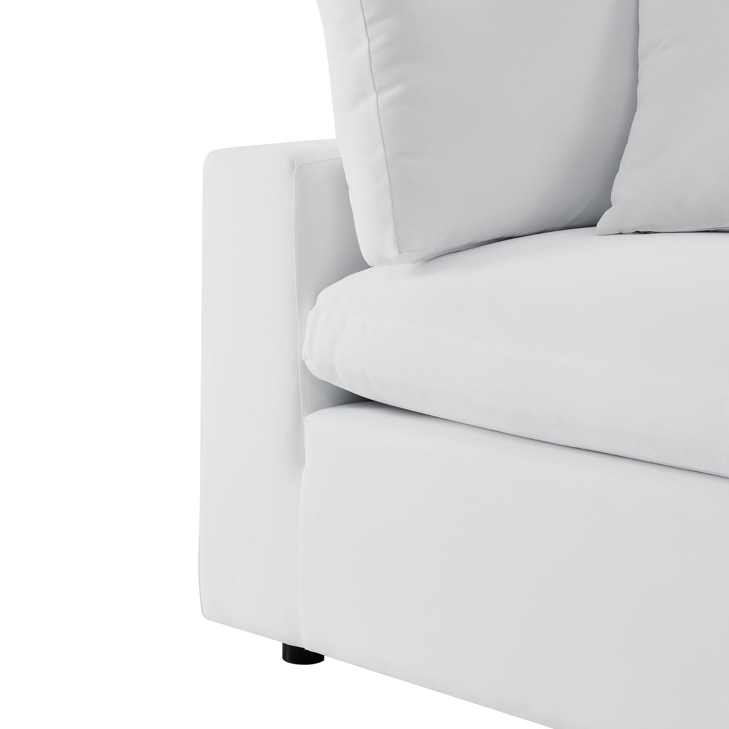 Commix 5-Piece Sunbrella Outdoor Patio Sectional Sofa in White by Modway (5588)
