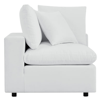 Commix 5-Piece Sunbrella Outdoor Patio Sectional Sofa in White by Modway (5588)