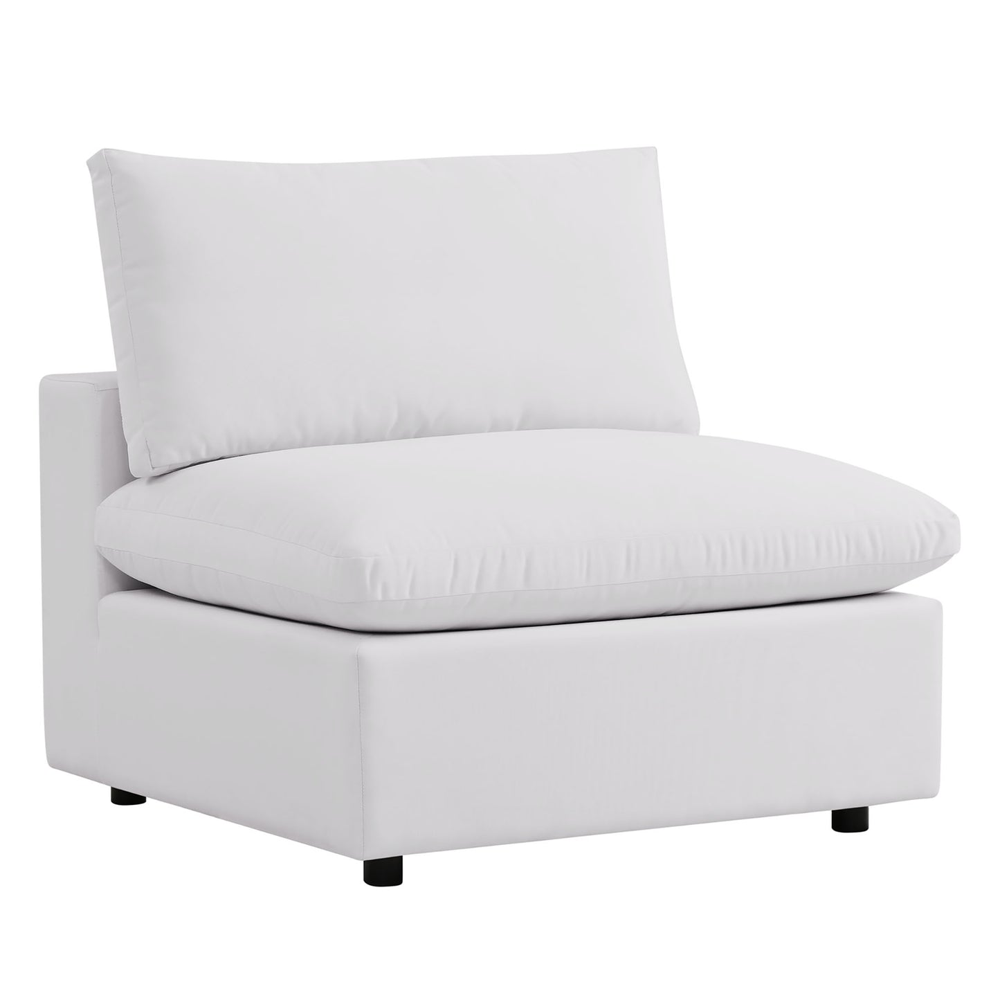 Commix 5-Piece Outdoor Patio Sectional Sofa in White by Modway (5589)