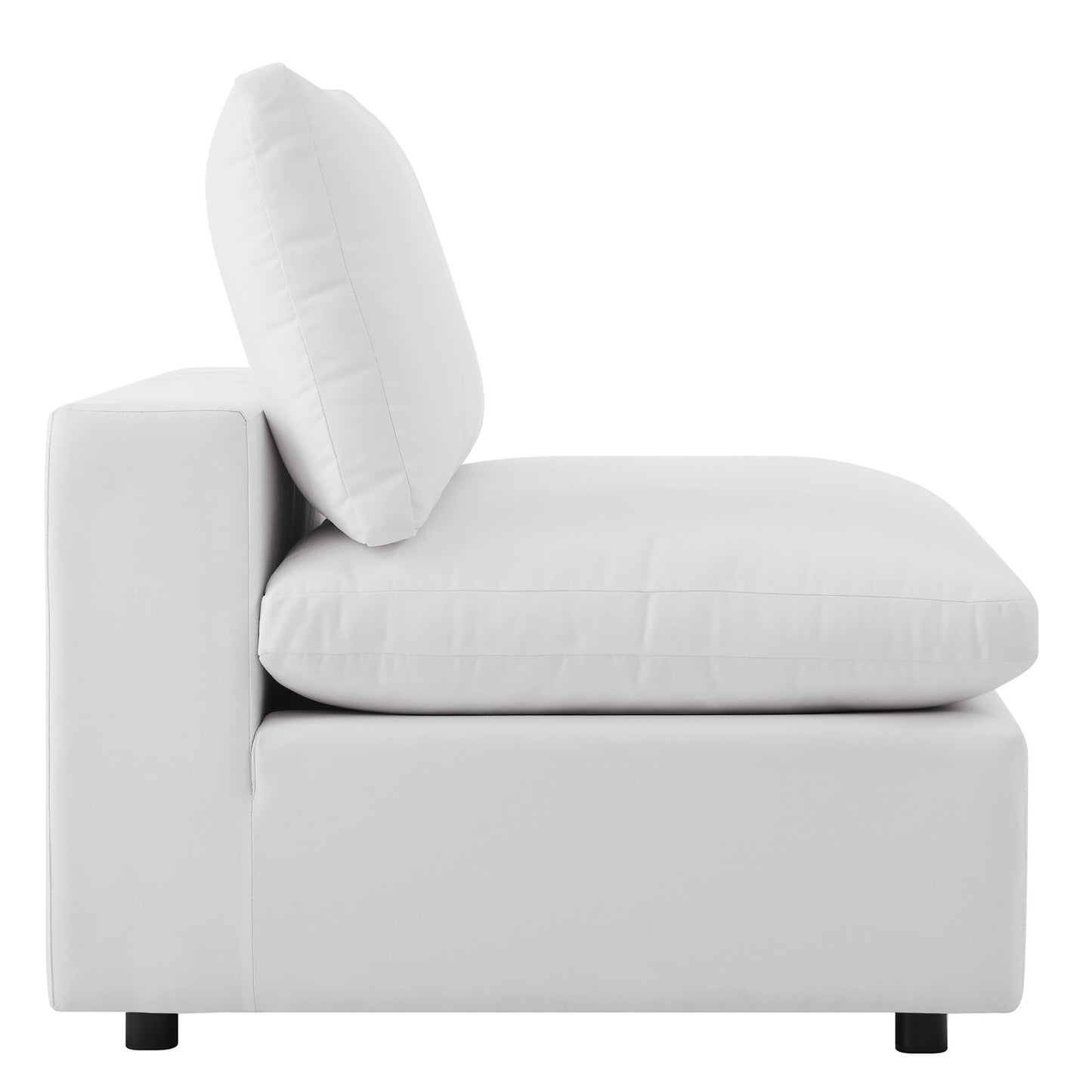 Commix 5-Piece Outdoor Patio Sectional Sofa in White by Modway (5589)