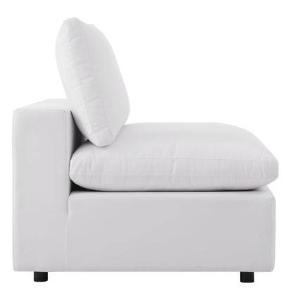 Commix 5-Piece Outdoor Patio Sectional Sofa in White by Modway (5589)