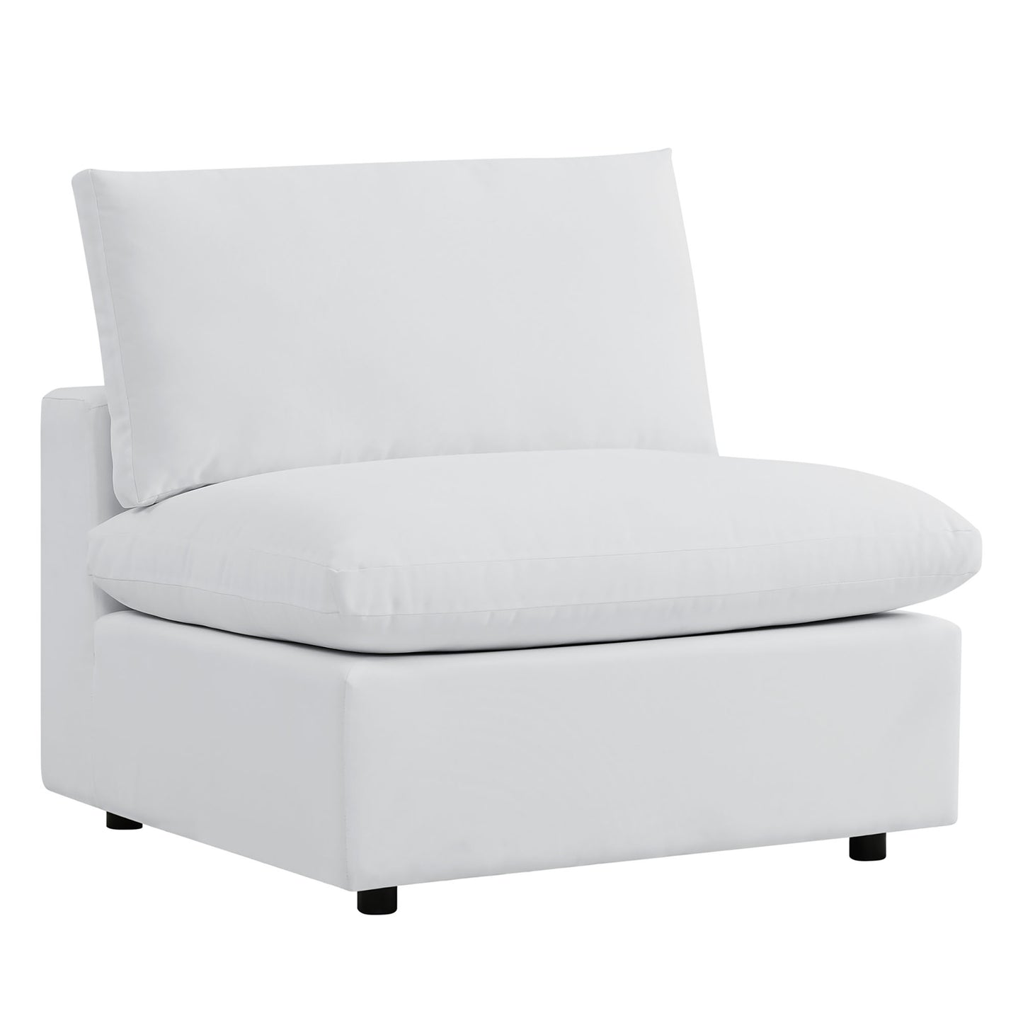 Commix 5-Piece Sunbrella Outdoor Patio Sectional Sofa in White by Modway (5590)