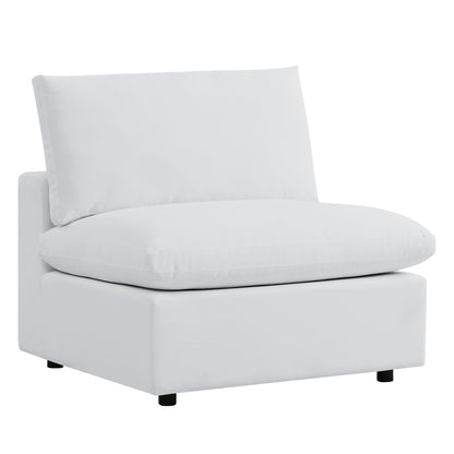Commix 5-Piece Sunbrella Outdoor Patio Sectional Sofa in White by Modway (5590)