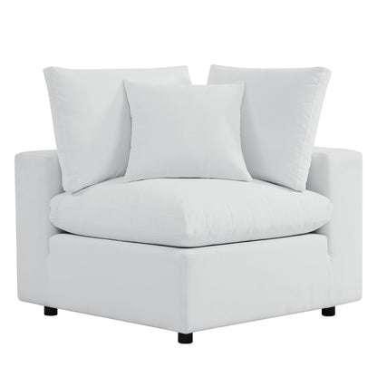 Commix 5-Piece Sunbrella Outdoor Patio Sectional Sofa in White by Modway (5590)
