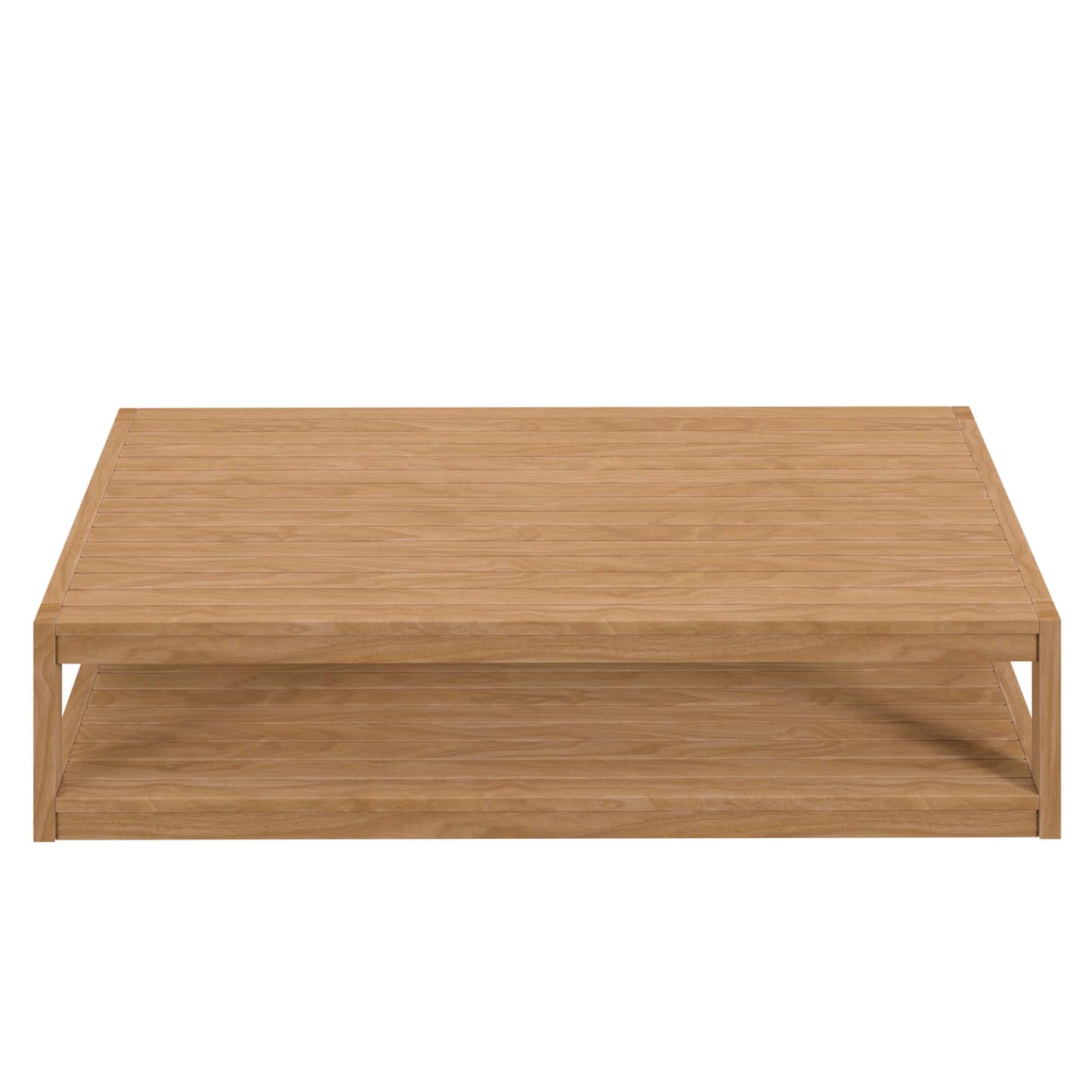 Carlsbad Teak Wood Outdoor Patio Coffee Table in Natural by Modway (5608)