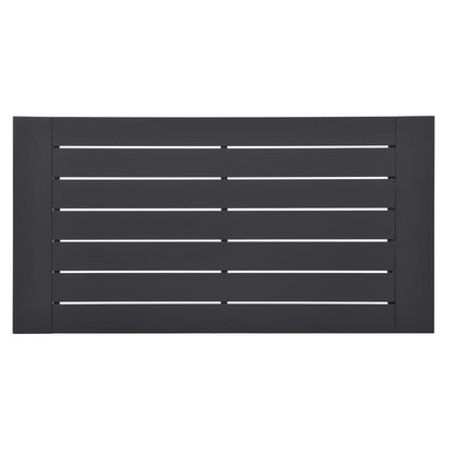 Tahoe 3-Piece Outdoor Patio Powder-Coated Aluminum Set in Gray Charcoal by Modway (5748)