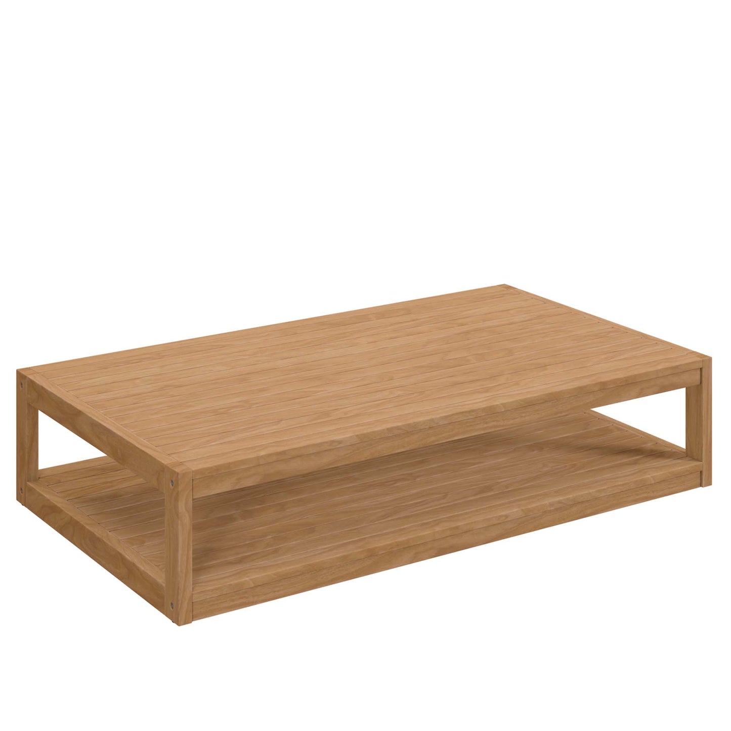 Carlsbad 6-Piece Teak Wood Outdoor Patio Set in Natural White by Modway (5836)