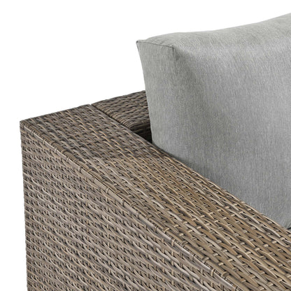 Convene Outdoor Patio Armchair in Cappuccino Gray by Modway (EEI-6326)