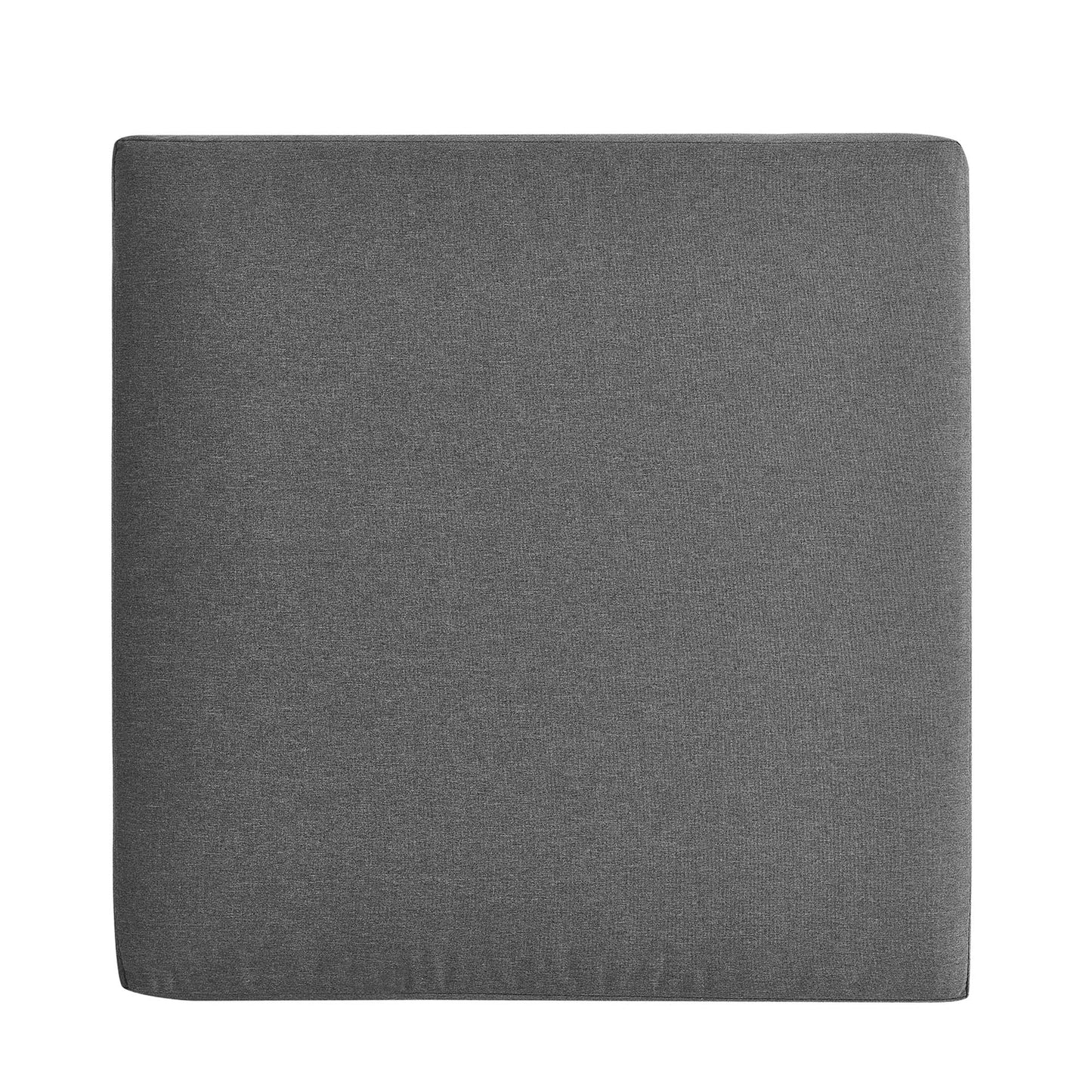 Tahoe Outdoor Patio Powder-Coated Aluminum Ottoman in Gray Charcoal by Modway (6627)